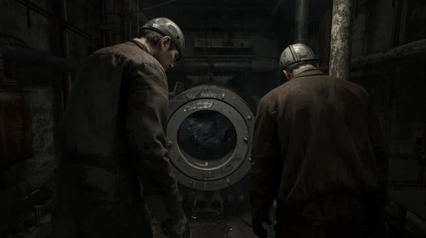 Technician performing pipe camera inspection